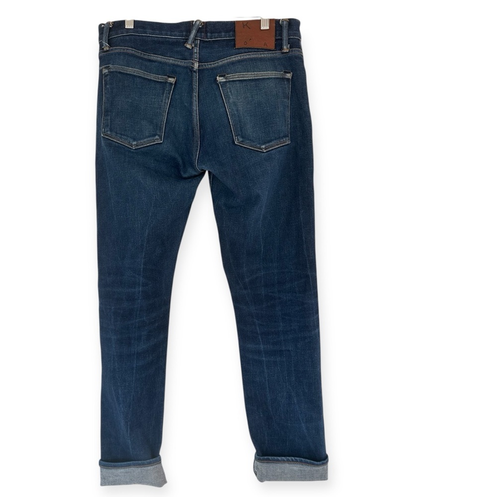 Men's Straight Jeans in Dark Blue - Picture 3 of 11